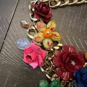 Talbots floral necklace